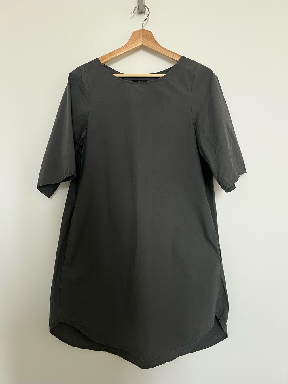 COS | Shift Dress Gray Short Sleeve